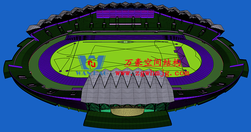 萬豪2022第14標-張掖奧體中心建設項目（EPC）總承包體育場PTFE膜結構專業(yè)分包工程