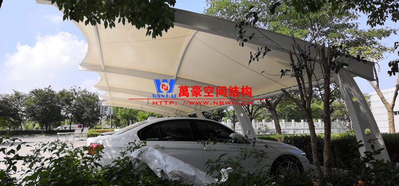 萬豪膜結(jié)構車棚