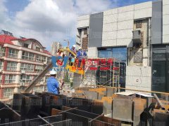 新泰卓越·財富廣場膜結(jié)構(gòu)項(xiàng)目開始施工